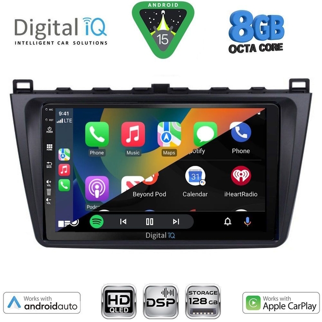 DIGITAL IQ BXF 18377_CPAA (9inc) MULTIMEDIA TABLET for MAZDA 6 mod. 2008-2012
