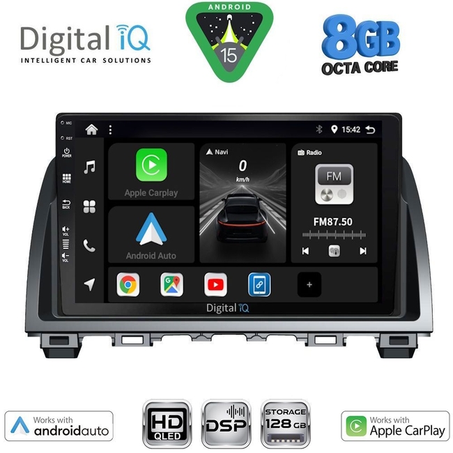 DIGITAL IQ BXF 18378_CPAA (9inc) MULTIMEDIA TABLET for MAZDA 6 mod. 2012-2017