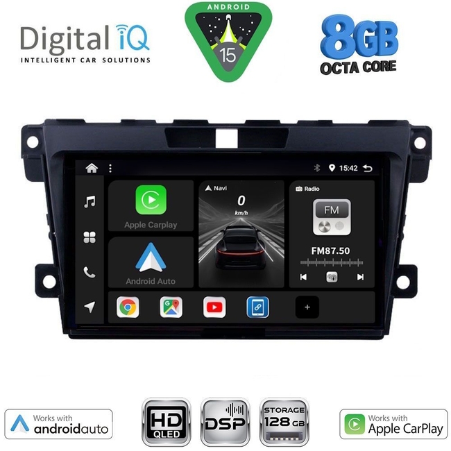 DIGITAL IQ BXF 18389_CPAA (9inc) MULTIMEDIA TABLET for MAZDA CX7  mod. 2006-2012