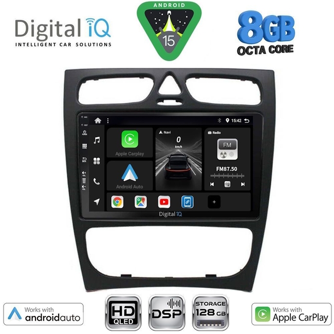 DIGITAL IQ BXF 18402_CPAA (9inc) MULTIMEDIA TABLET for MERCEDES C (W203) mod. 1999-2004
