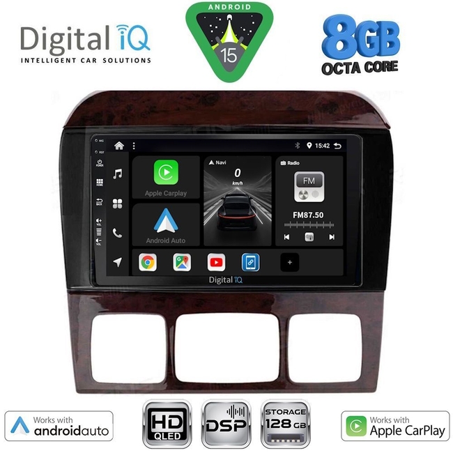 DIGITAL IQ BXF 18426_CPAA (9inc) MULTIMEDIA TABLET for MERCEDES  S  W220  mod. 1998-2005