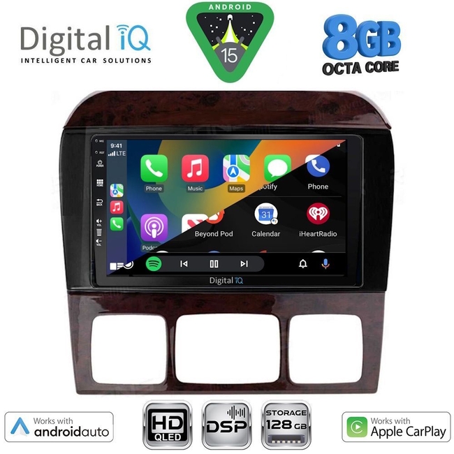 DIGITAL IQ BXF 18426_CPAA (9inc) MULTIMEDIA TABLET for MERCEDES  S  W220  mod. 1998-2005