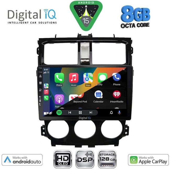 DIGITAL IQ BXF 18435_CPAA (9inc) MULTIMEDIA TABLET for MITSUBISHI COLT mod. 2013-2023