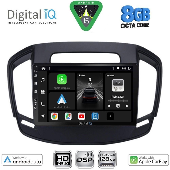 DIGITAL IQ BXF 18492_CPAA (9inc) MULTIMEDIA TABLET for OPEL INSIGNIA mod. 2014-2017