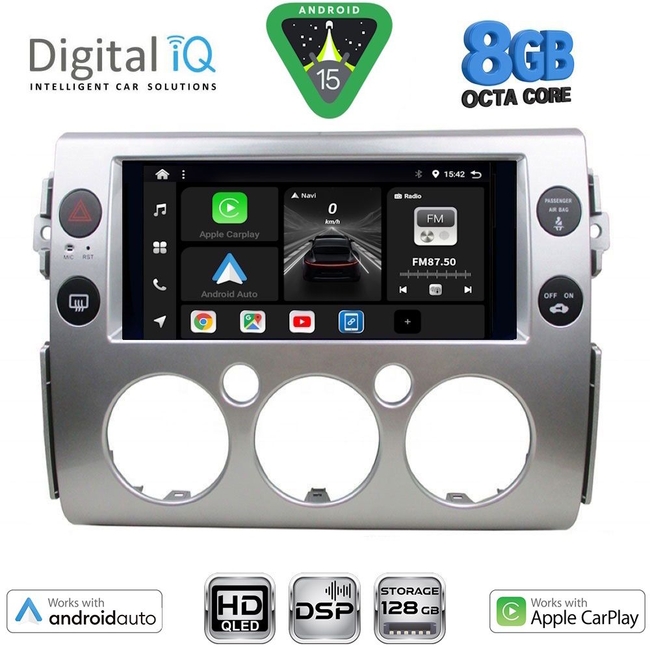 DIGITAL IQ BXF 18717_CPAA (9inc) MULTIMEDIA TABLET for TOYOTA FJ CRUISER mod. 2007-2013