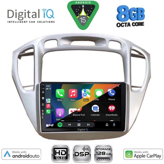 DIGITAL IQ BXF 18718_CPAA (9inc) MULTIMEDIA TABLET for TOYOTA HIGHLANDER mod. 2002-2009