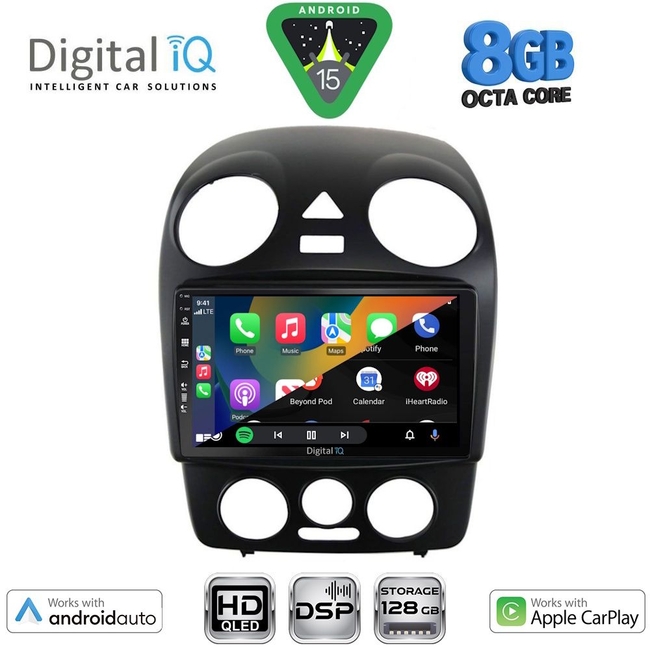 DIGITAL IQ BXF 18742_CPAA (9inc) MULTIMEDIA TABLET for VW BEETLE mod. 2004-2011