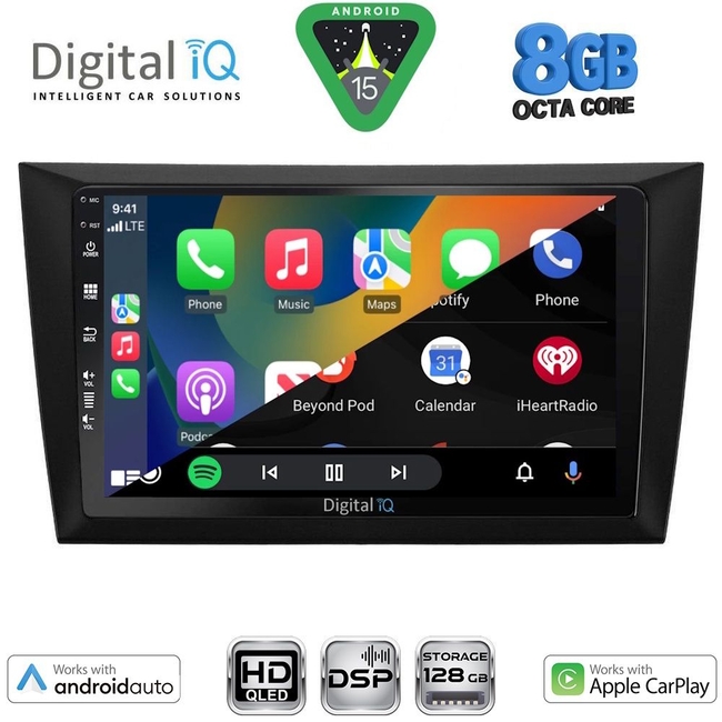 DIGITAL IQ BXF 18746_CPAA  (9inc) MULTIMEDIA TABLET for GOLF 6 mod. 2009-2012