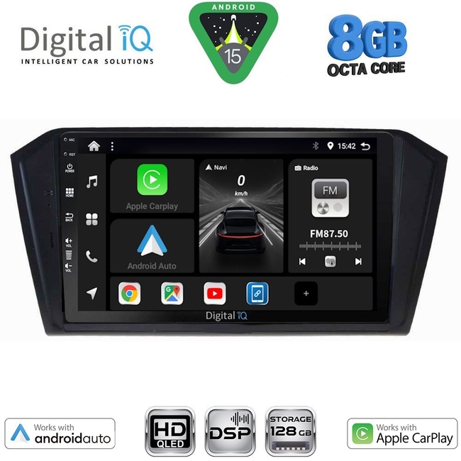 DIGITAL IQ BXF 18750_CPAA (10inc) MULTIMEDIA TABLET for VW PASSAT mod. 2016-2023