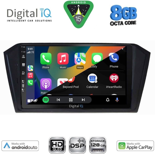 DIGITAL IQ BXF 18750_CPAA (10inc) MULTIMEDIA TABLET for VW PASSAT mod. 2016-2023