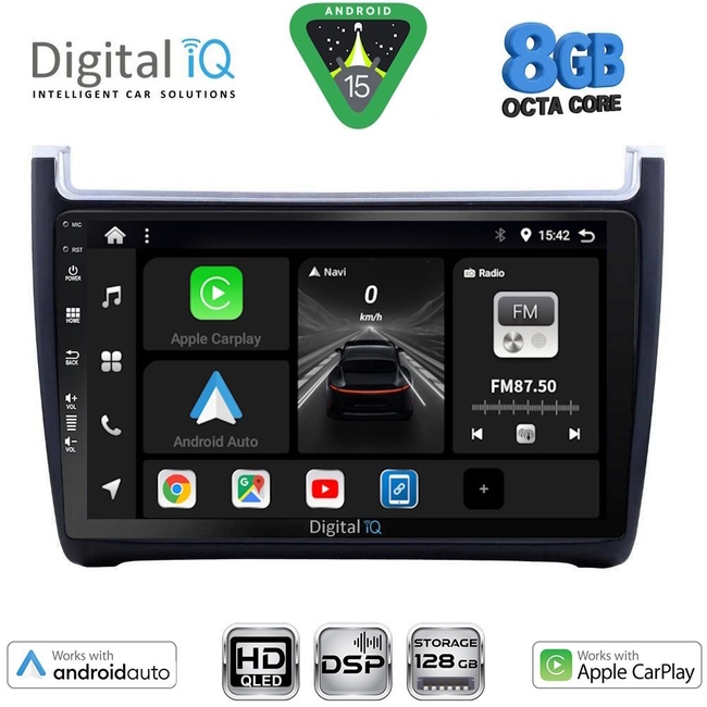 DIGITAL IQ BXF 18757_CPAA (9inc) MULTIMEDIA TABLET for VW POLO mod. 2014-2017