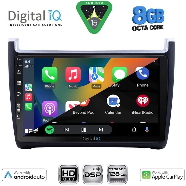 DIGITAL IQ BXF 18757_CPAA (9inc) MULTIMEDIA TABLET for VW POLO mod. 2014-2017