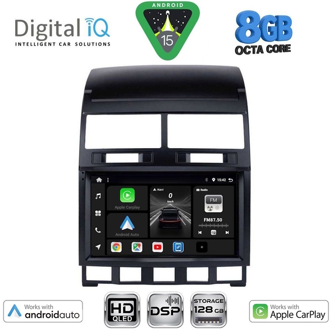 DIGITAL IQ BXF 18765_CPAA (9inc) MULTIMEDIA TABLET for VW TOUAREG mod. 2003-2011