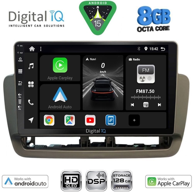 DIGITAL IQ BXF 18572_CPAA (9inc) MULTIMEDIA TABLET for SEAT IBIZA mod. 2012-2015