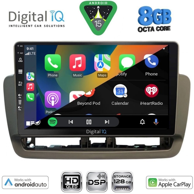 DIGITAL IQ BXF 18572_CPAA (9inc) MULTIMEDIA TABLET for SEAT IBIZA mod. 2012-2015