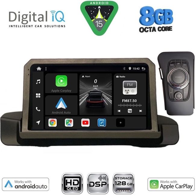 DIGITAL IQ BXF 18044_CPAA (9inc) MULTIMEDIA TABLET for BMW S.3 (E90-91-92) mod. 2005-2012
