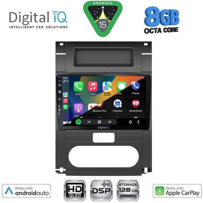 DIGITAL IQ BXF 18477_CPAA (10inc) MULTIMEDIA TABLET for NISSAN XTRAIL mod. 2007-2013