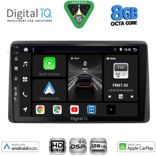 DIGITAL IQ BXF 18450_CPAA (10inc) MULTIMEDIA TABLET for NISSAN NAVARA D22 mod. 1998-2004