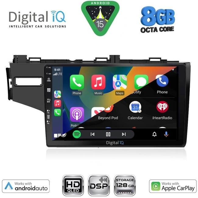 DIGITAL IQ BXF 18212_CPAA (10inc) MULTIMEDIA TABLET for HONDA JAZZ mod. 2013-2019