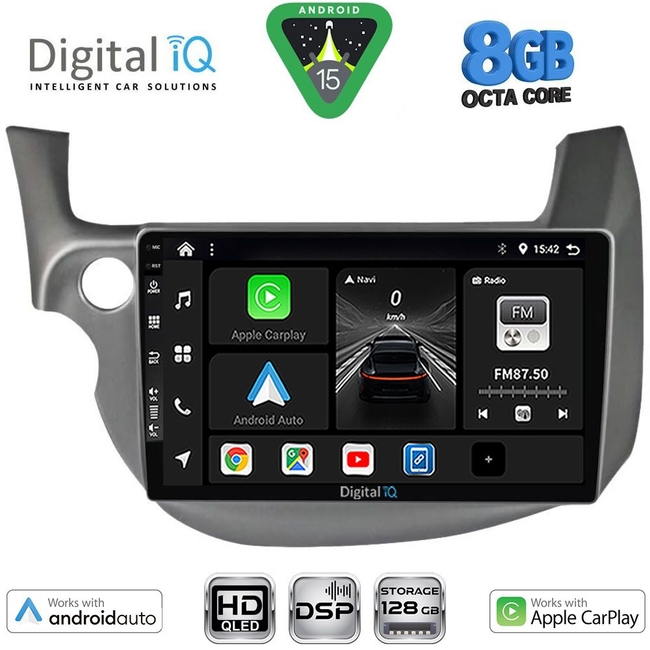 DIGITAL IQ BXF 18211_CPAA (10inc) MULTIMEDIA TABLET for HONDA JAZZ mod. 2008-2012