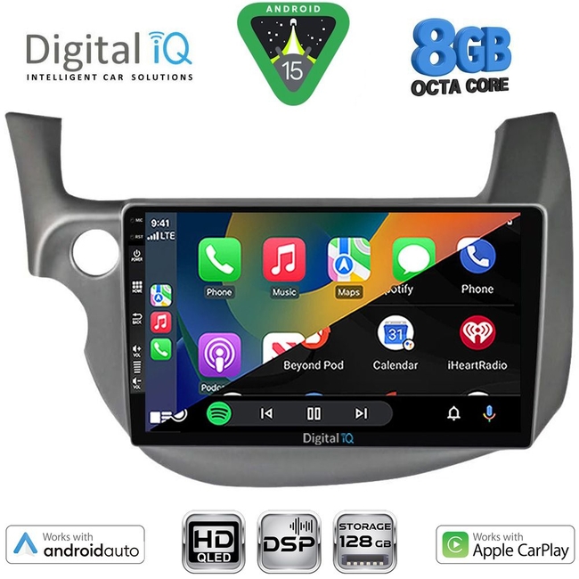 DIGITAL IQ BXF 18211_CPAA (10inc) MULTIMEDIA TABLET for HONDA JAZZ mod. 2008-2012