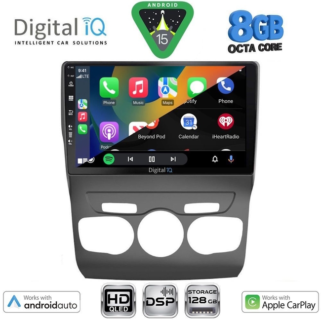 DIGITAL IQ BXF 18085_CPAA (10inc) MULTIMEDIA TABLET for CITROEN C4 -DS4 mod. 2011-2018