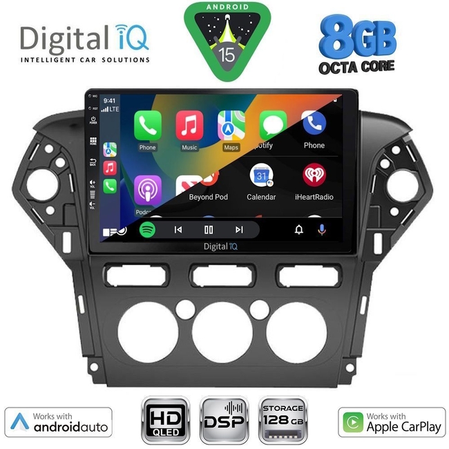DIGITAL IQ BXF 18163_CPAA A/C (10inc) MULTIMEDIA TABLET for FORD MONDEO mod. 2011-2013