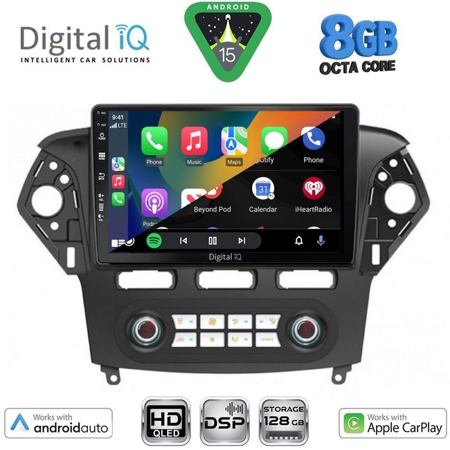 DIGITAL IQ BXF 18163_CPAA CLIMA (10inc) MULTIMEDIA TABLET for FORD MONDEO mod. 2011-2013