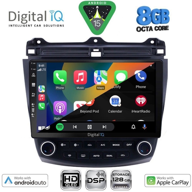 DIGITAL IQ BXF 18182_CPAA (10inc) MULTIMEDIA TABLET for HONDA ACCORD mod. 2003-2007