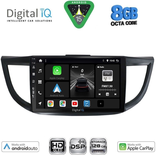 DIGITAL IQ BXF 18198_CPAA (10inc) MULTIMEDIA TABLET for HONDA CRV mod. 2013-2017