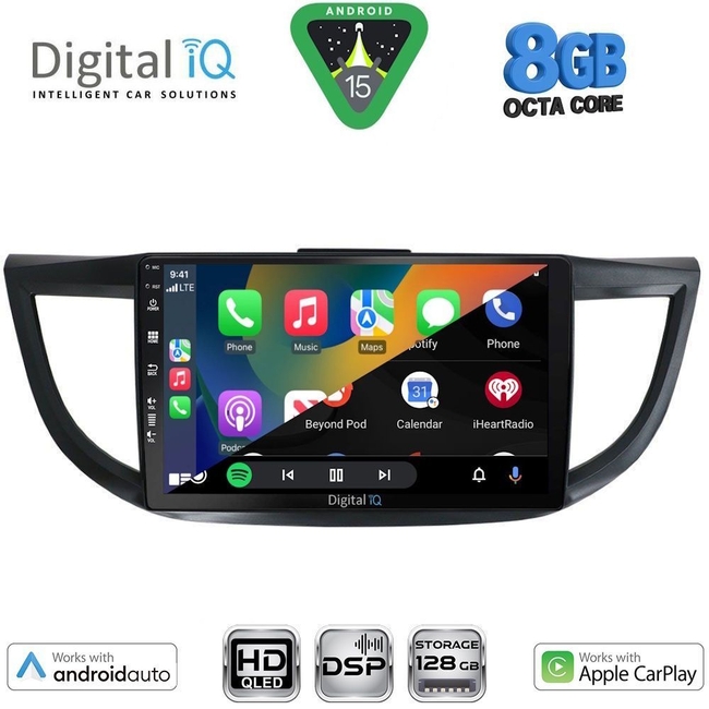 DIGITAL IQ BXF 18198_CPAA (10inc) MULTIMEDIA TABLET for HONDA CRV mod. 2013-2017