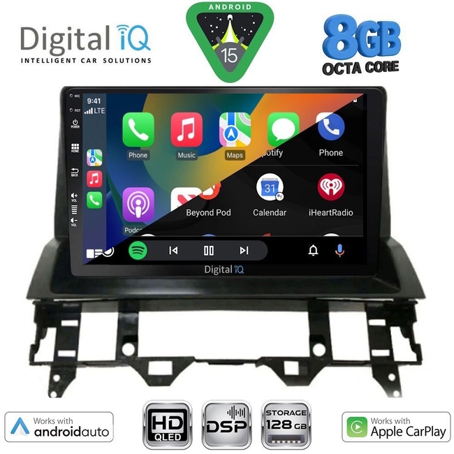 DIGITAL IQ BXF 18376_CPAA DASH (10inc) MULTIMEDIA TABLET for MAZDA 6 mod. 2002-2008