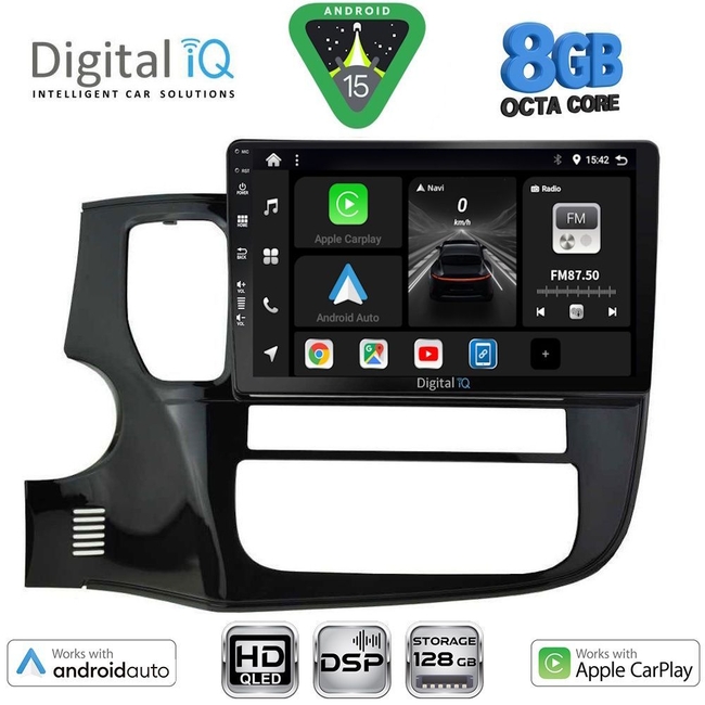 DIGITAL IQ BXF 18443_CPAA (10inc) MULTIMEDIA TABLET for MITSUBISHI OUTLANDER mod. 2013-2020