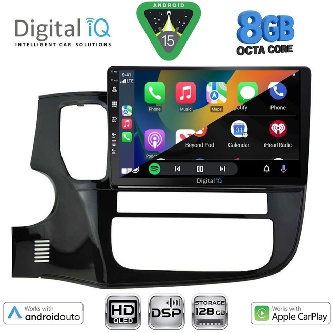DIGITAL IQ BXF 18443_CPAA (10inc) MULTIMEDIA TABLET for MITSUBISHI OUTLANDER mod. 2013-2020
