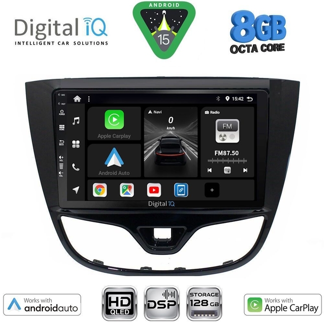 DIGITAL IQ BXF 18489_CPAA (10inc) MULTIMEDIA TABLET for OPEL KARL mod. 2014-2019