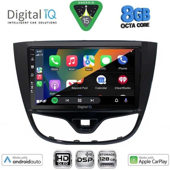 DIGITAL IQ BXF 18489_CPAA (10inc) MULTIMEDIA TABLET for OPEL KARL mod. 2014-2019