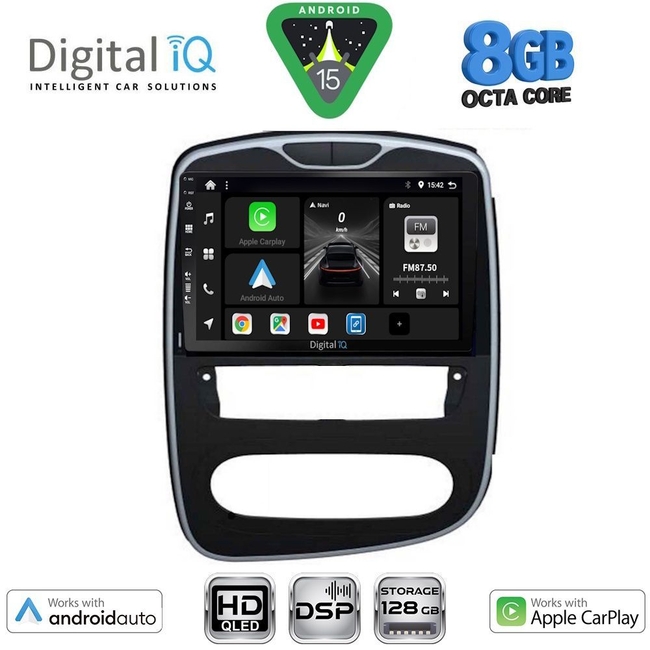 DIGITAL IQ BXF 18545_CPAA (10inc) MULTIMEDIA TABLET for RENAULT CLIO mod. 2016-2019