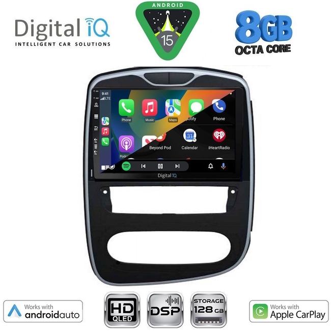DIGITAL IQ BXF 18545_CPAA (10inc) MULTIMEDIA TABLET for RENAULT CLIO mod. 2016-2019
