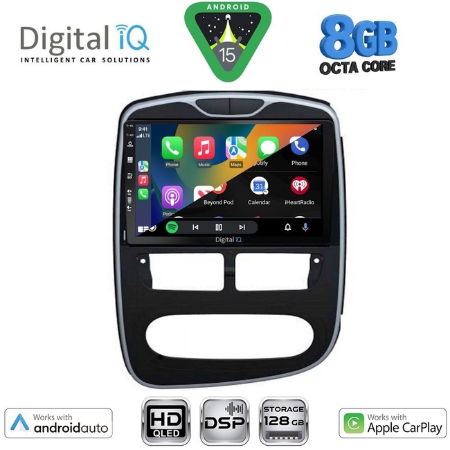 DIGITAL IQ BXF 18544_CPAA (10inc) MULTIMEDIA TABLET for RENAULT CLIO mod. 2012-2015