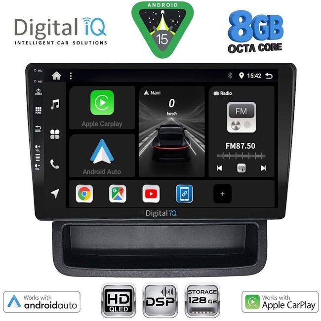 DIGITAL IQ BXF 18559_CPAA (10inc) MULTIMEDIA TABLET for OPEL VIVARO – RENAULT TRAFIC - NISSAN PRIMASTAR mod. 2004-2015