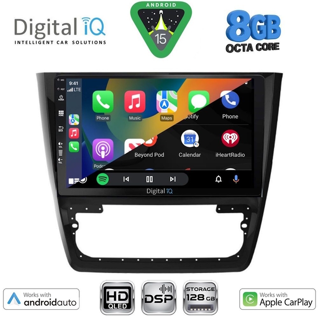 DIGITAL IQ BXF 18610_CPAA (10inc) MULTIMEDIA TABLET for SKODA YETI mod. 2014-2018