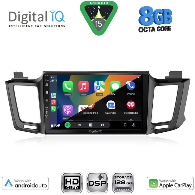 DIGITAL IQ BXF 18733_CPAA (10inc) MULTIMEDIA TABLET for TOYOTA RAV 4 mod. 2013-2019