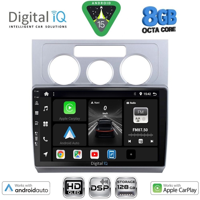 DIGITAL IQ BXF 18767_CPAA A/C (10inc) MULTIMEDIA TABLET for VW TOURAN mod. 2003-2010
