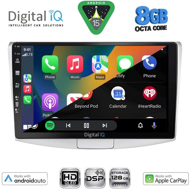 DIGITAL IQ BXF 18764_CPAA (10inc) MULTIMEDIA TABLET for VW PASSAT mod. 2010-2015