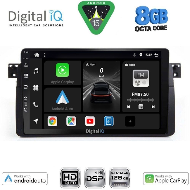 DIGITAL IQ BXF 18042_CPAA (9inc) MULTIMEDIA TABLET for BMW E46 mod. 1998-2005