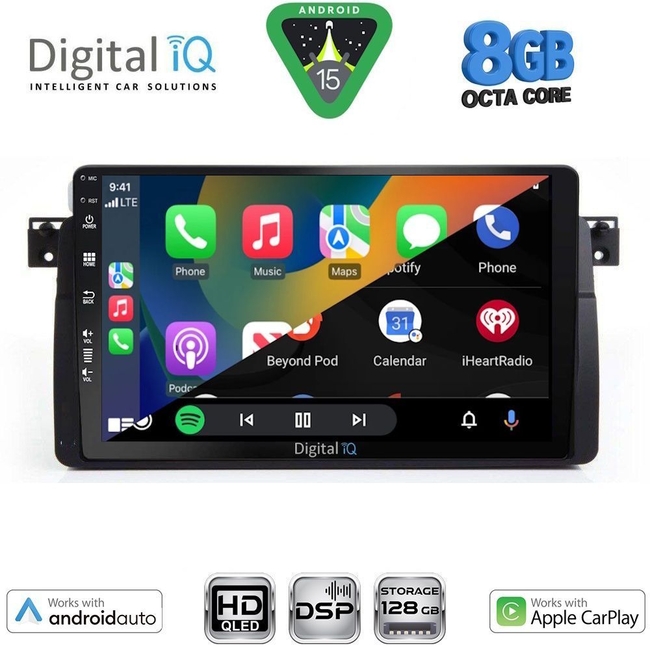 DIGITAL IQ BXF 18042_CPAA (9inc) MULTIMEDIA TABLET for BMW E46 mod. 1998-2005