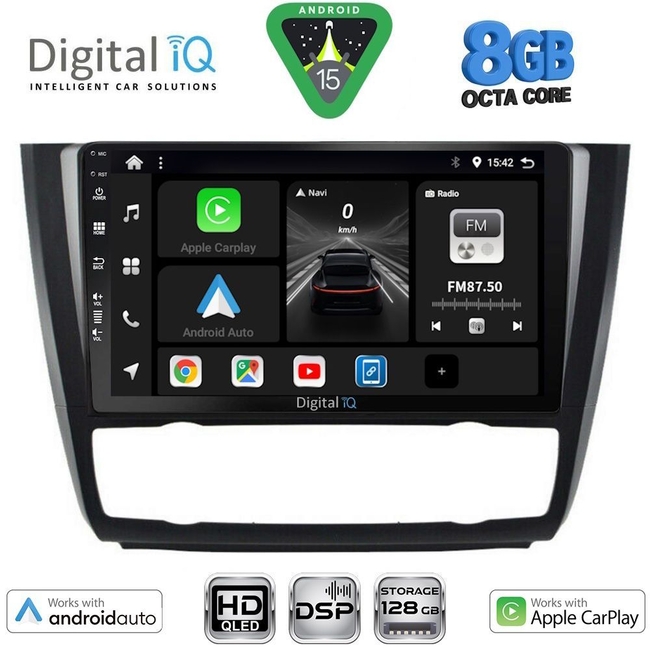 DIGITAL IQ BXF 18040_CPAA CLIMA (9inc) MULTIMEDIA TABLET for BMW S.1 (E81-82-87-88) mod. 2004-2013