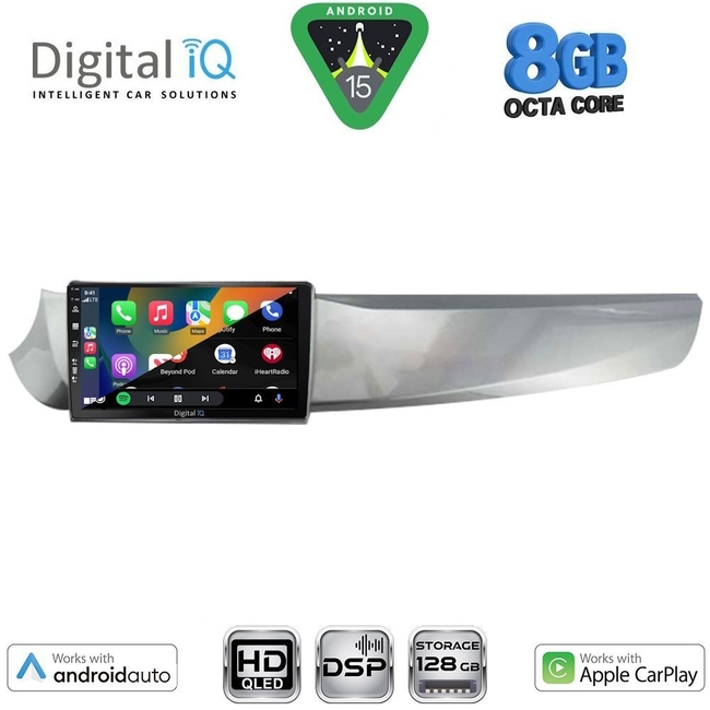 DIGITAL IQ BXF 18025_CPAA (9inc) MULTIMEDIA TABLET for ALFA ROMEO GIULIETTA mod. 2010-2014