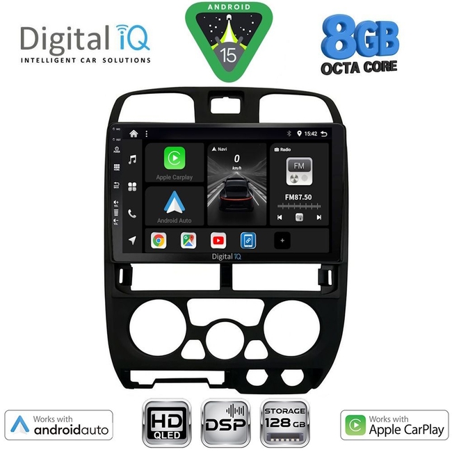DIGITAL IQ BXF 18253BL_CPAA (9inc) MULTIMEDIA TABLET for ISUZU D-MAX mod. 2002-2008 (BLACK)
