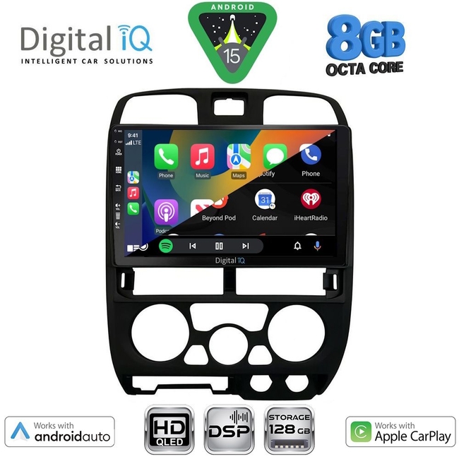 DIGITAL IQ BXF 18253BL_CPAA (9inc) MULTIMEDIA TABLET for ISUZU D-MAX mod. 2002-2008 (BLACK)